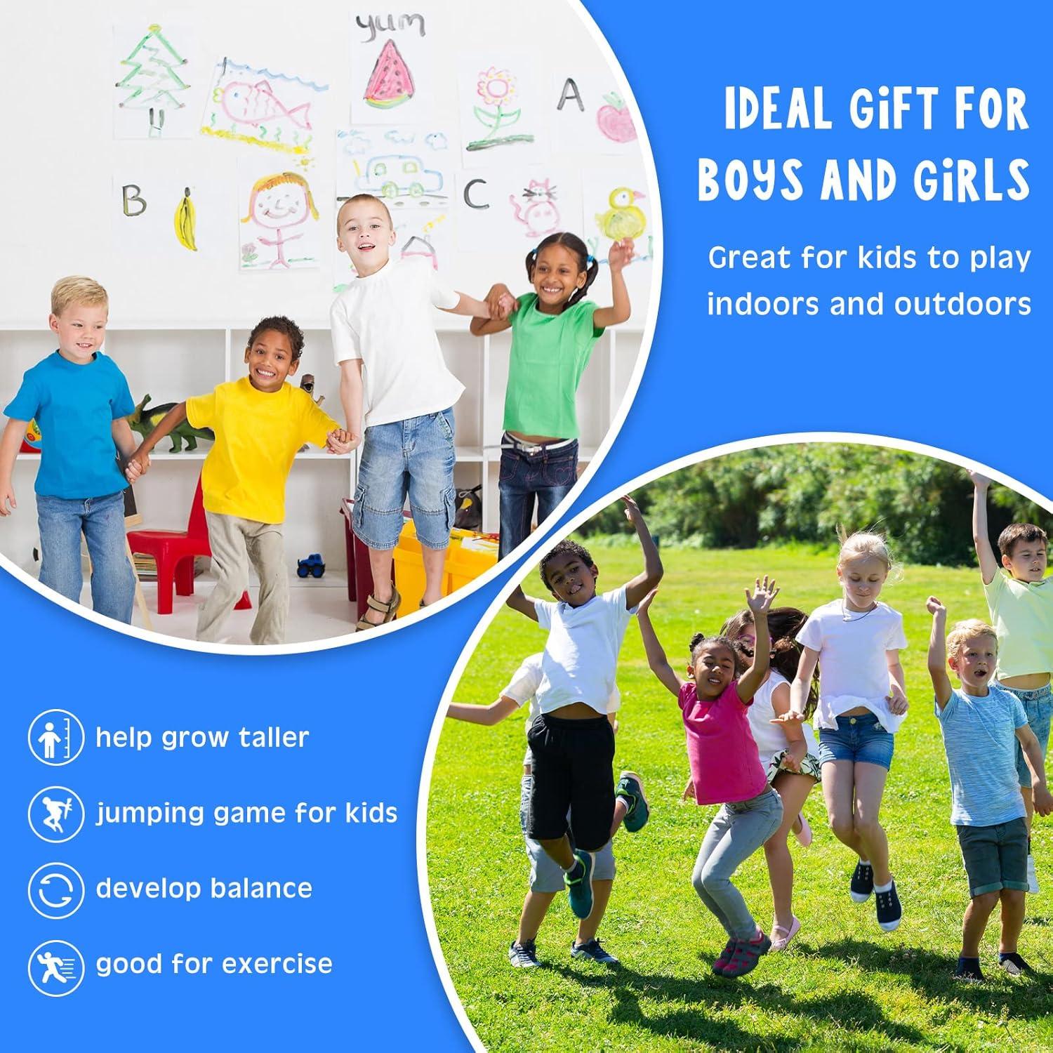 Pogo Stick Leitee para Niños 6+ Años 2 Pack Verde y Azul