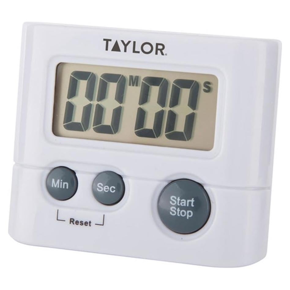 Temporizador Digital Taylor 99 Min 59 Seg Compacto Blanco