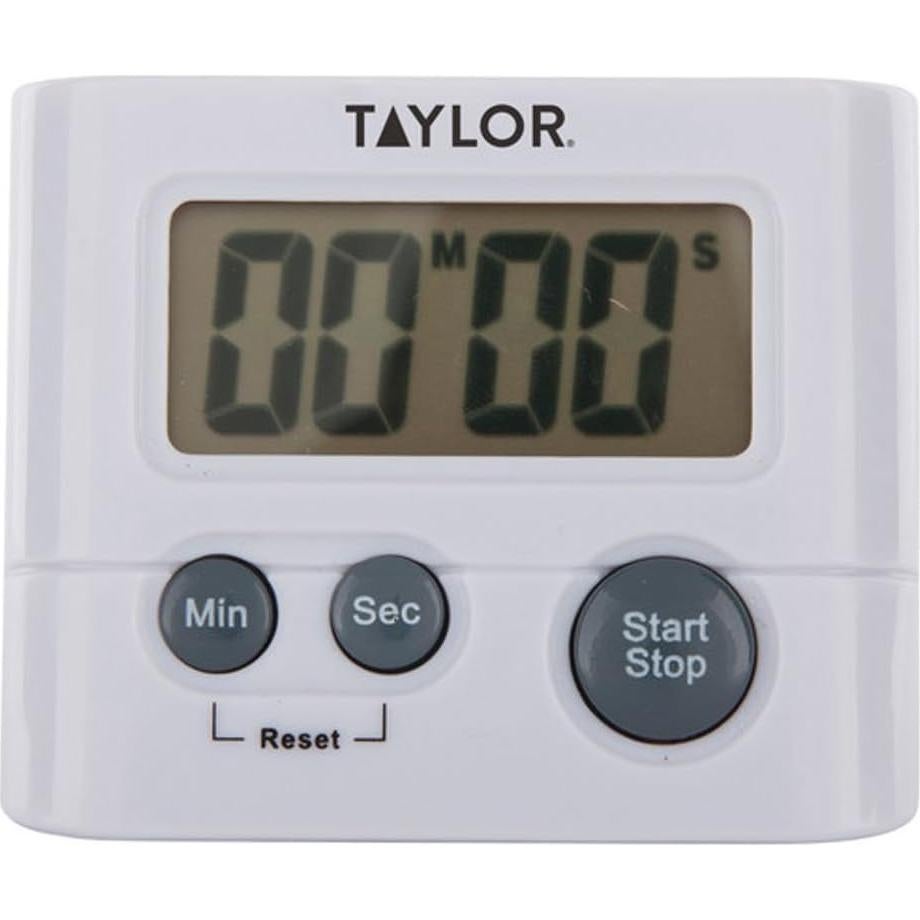 Temporizador Digital Taylor 99 Min 59 Seg Compacto Blanco
