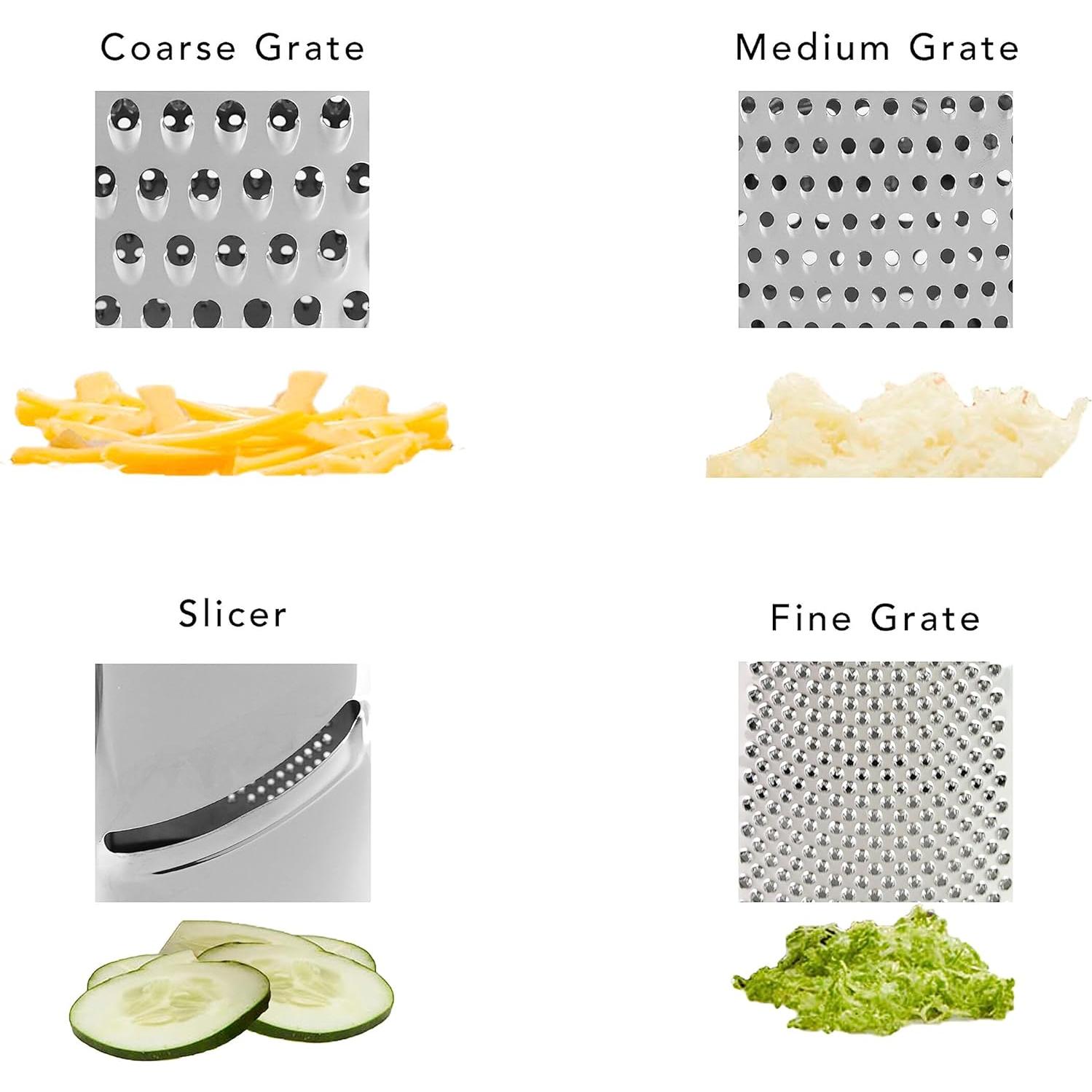 Rallador de caja KitchenAid 25.4 cm Acero Inoxidable Aqua