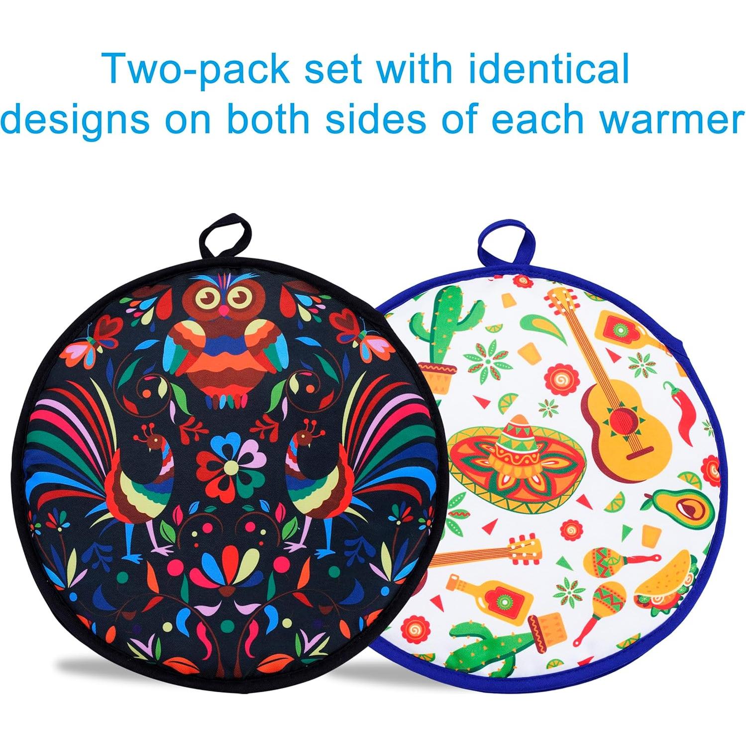 Calentador de Tortillas Eichzer 30 cm 2 Pcs Aislante Microondas