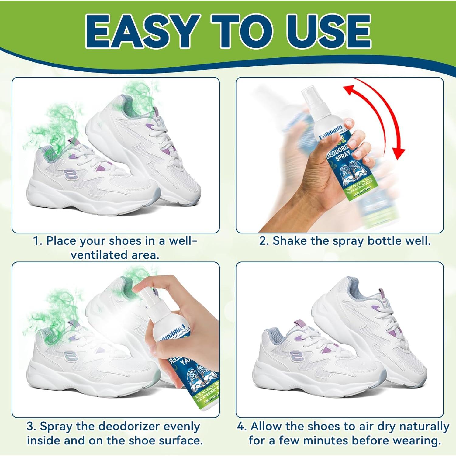 Spray Desodorante para Zapatos Balldanlu 2 Unidades Limón