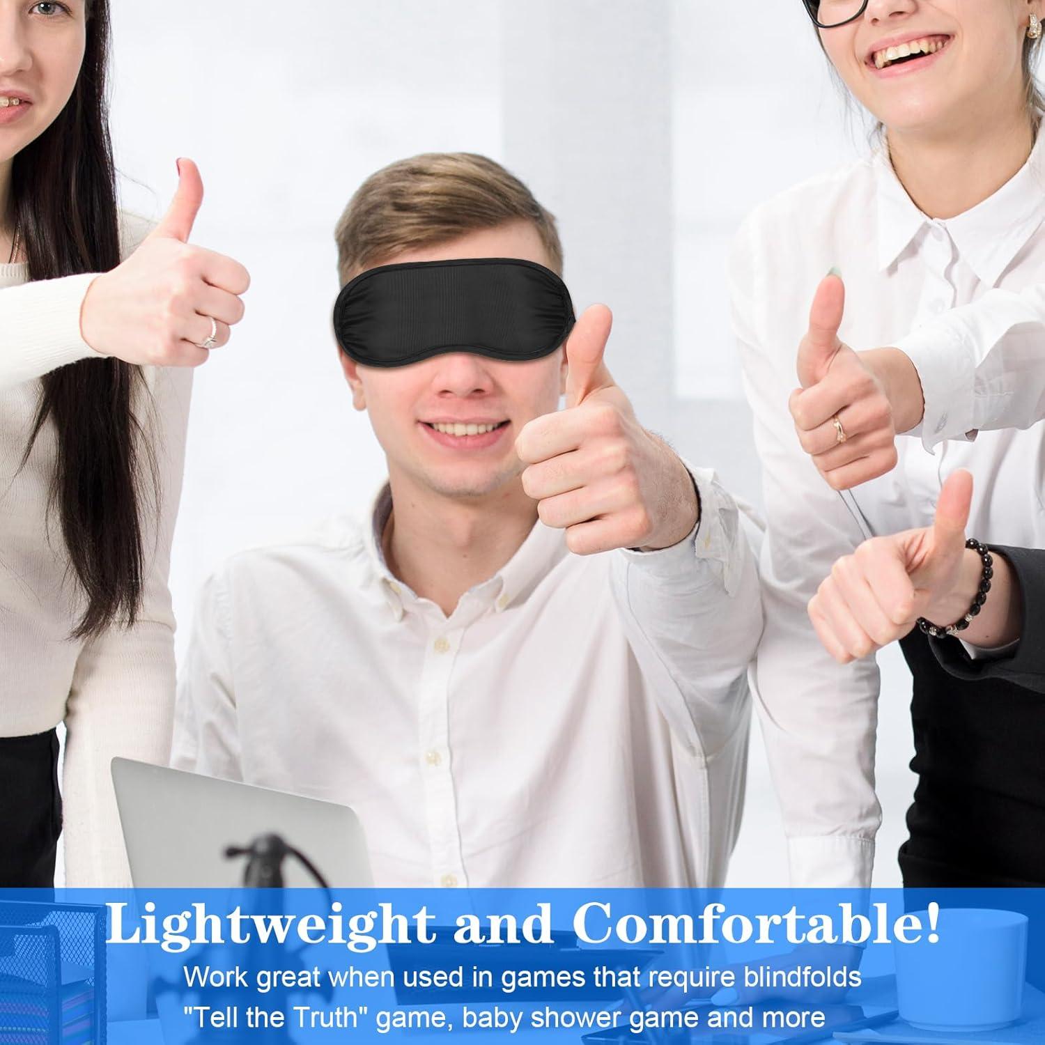 Máscaras para dormir 12 PCS WY LIGHTING suaves y ajustables