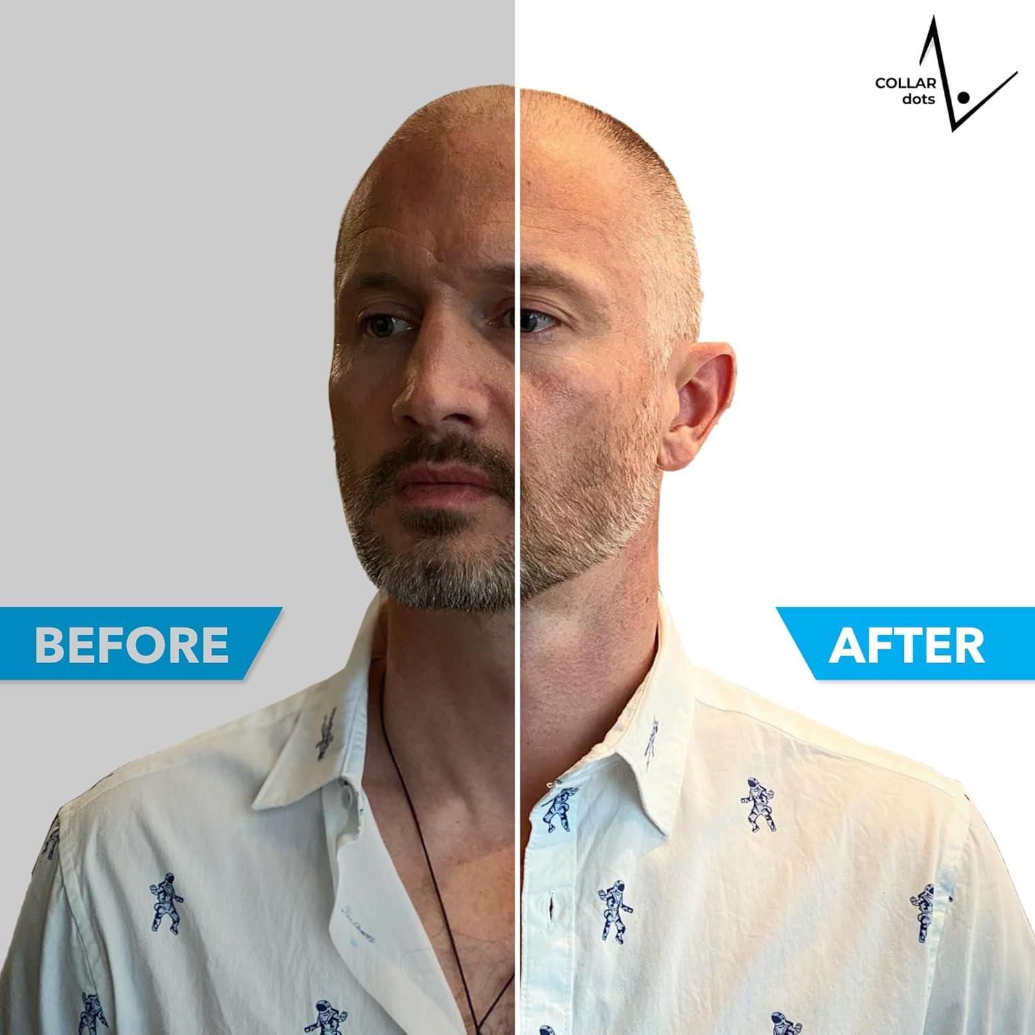 Collar Dots Sujetadores de Cuello para Camisas y Polos - 48 Unidades