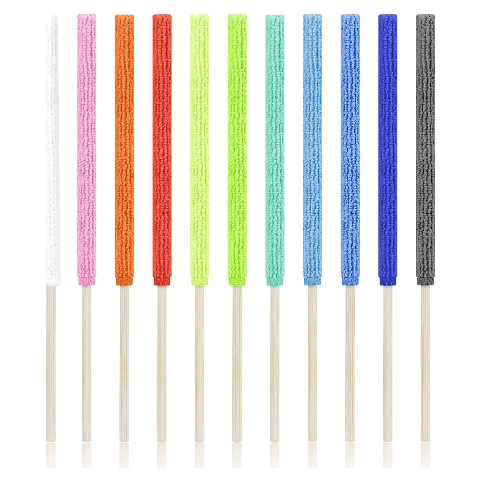 Juego de 11 Palos de Limpieza de Microfibra Aecsze - Multicolor