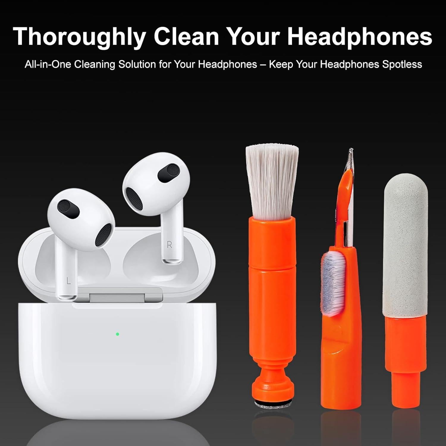 Kit de limpieza para teclado y pantalla Alatinlamp - Naranja