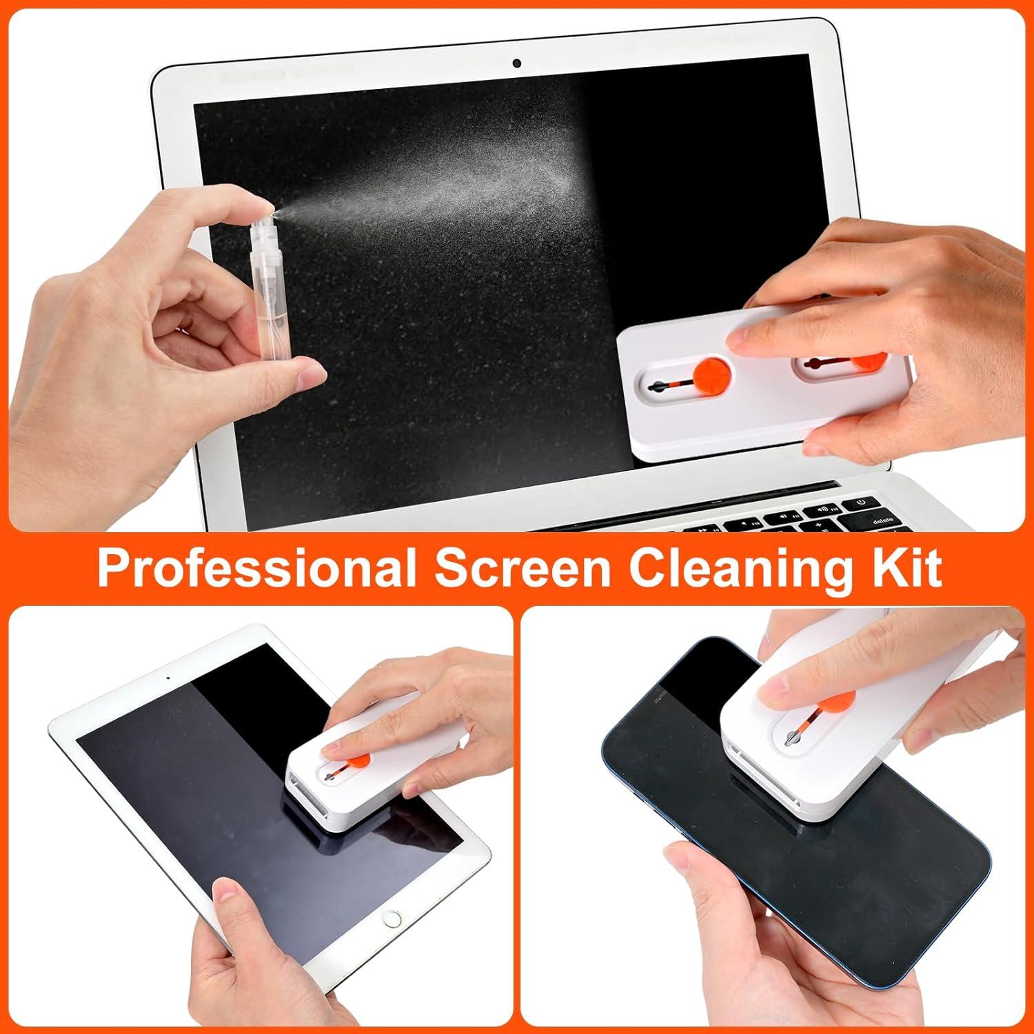 Kit de limpieza para teclado y pantalla Alatinlamp - Naranja