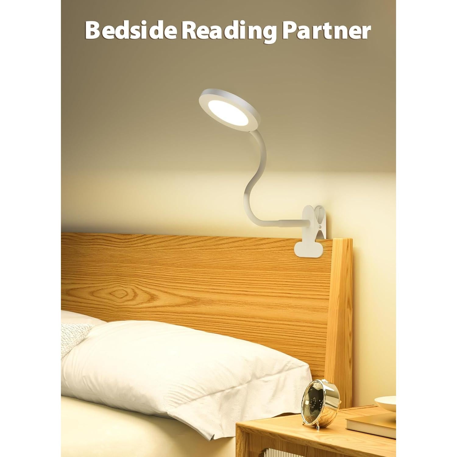 Lámpara de Clip LED Deeloop CL-HT6102C-W 450LM Regulable