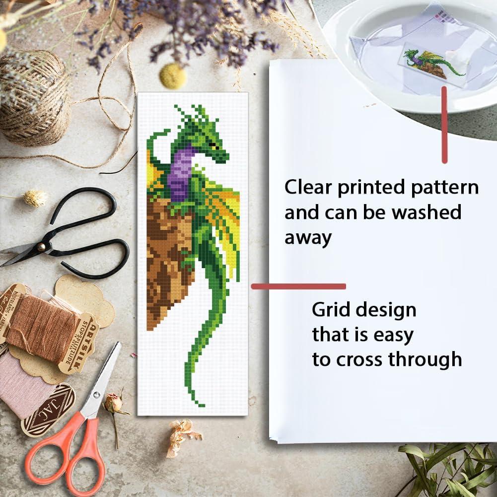 Kit de Bordado a Mano ORIGACH Dragón y Loong 6 Piezas