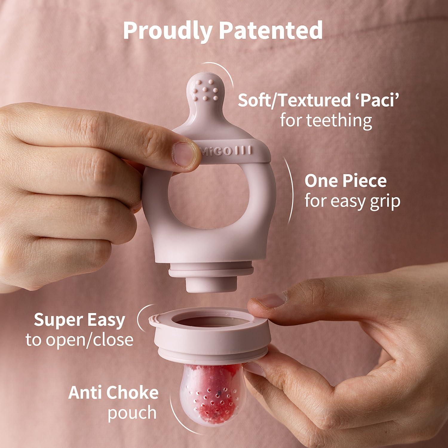 Conjunto Alimentador de Frutas y Popsicle SAMiGO - Silicona Grado Alimenticio