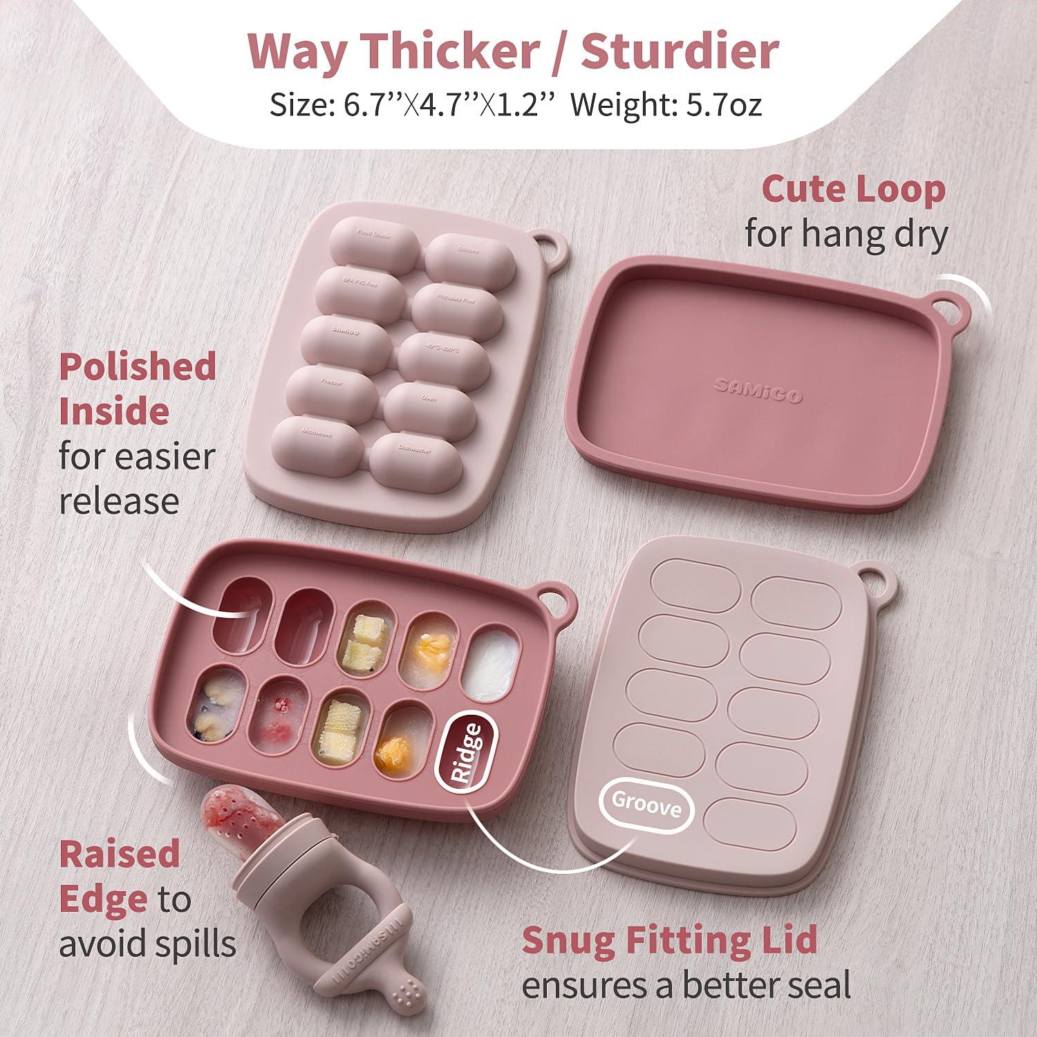 Conjunto Alimentador de Frutas y Popsicle SAMiGO - Silicona Grado Alimenticio