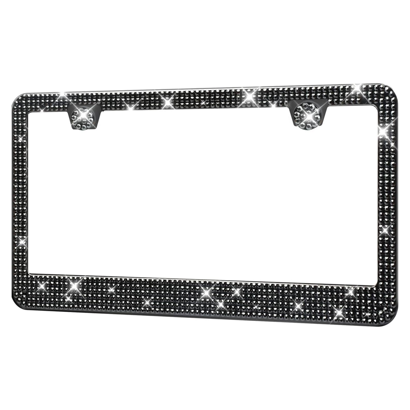 Marco de Placa de Licencia HOTOR US11028 Brillante Negro