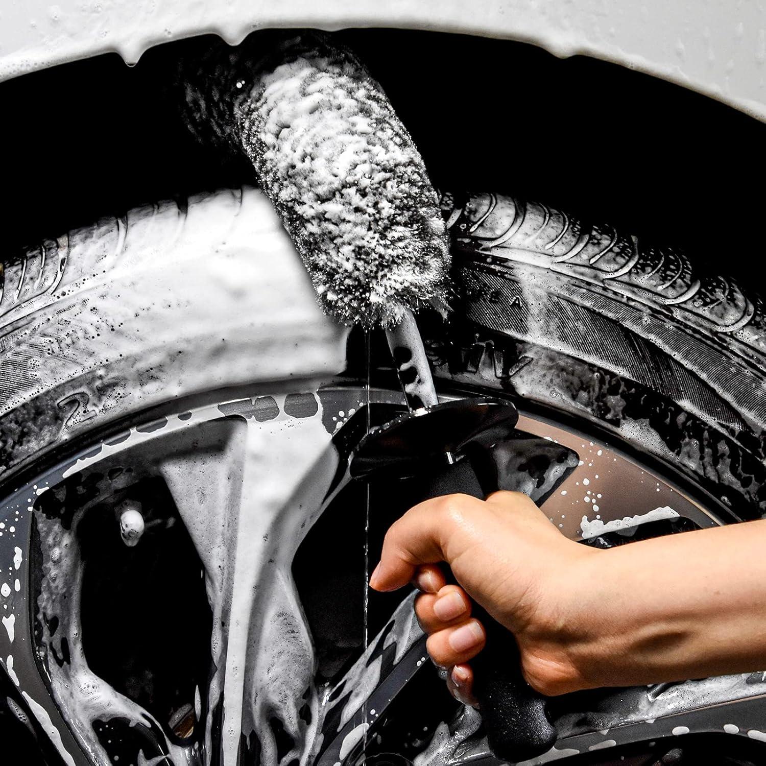 Kit de Cepillos para Llantas bzczh - 3 Piezas, Antideslizante