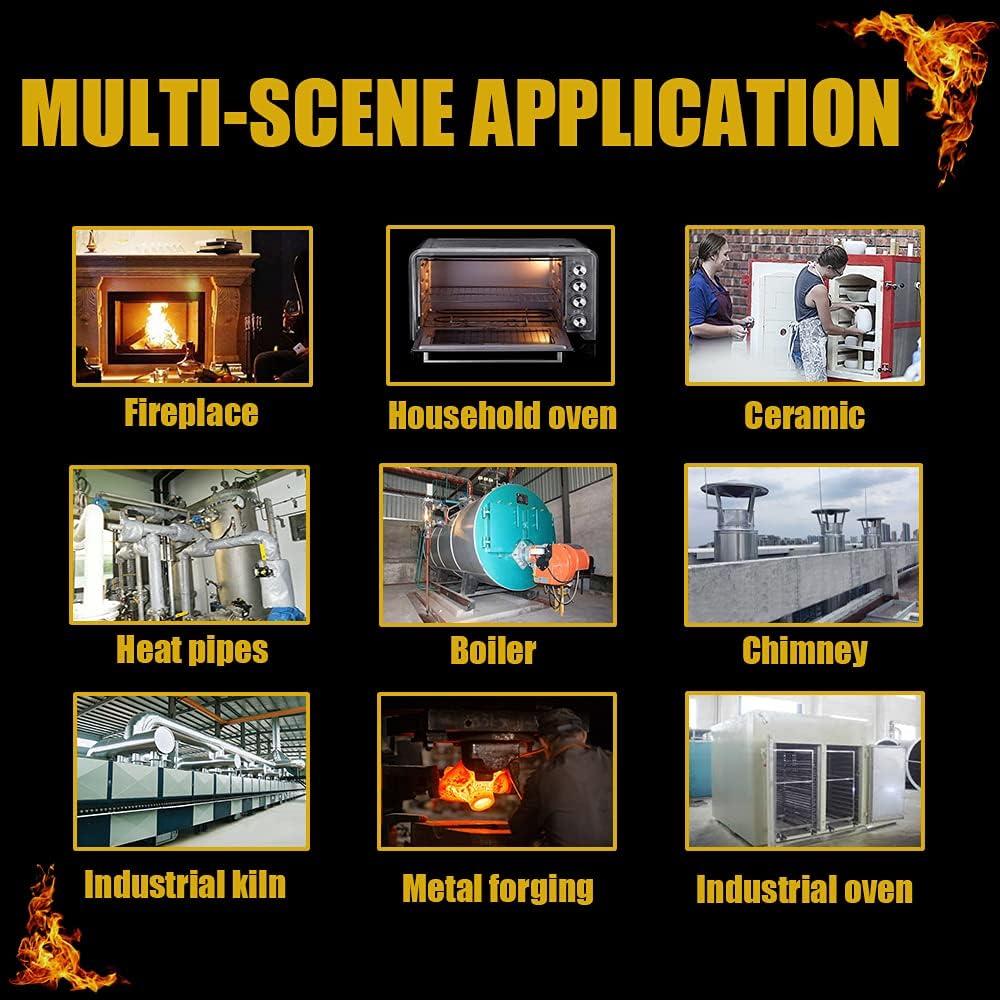 Manta Aislante de Fibra Cerámica Geesic 60.96x30.48 cm Ignífuga