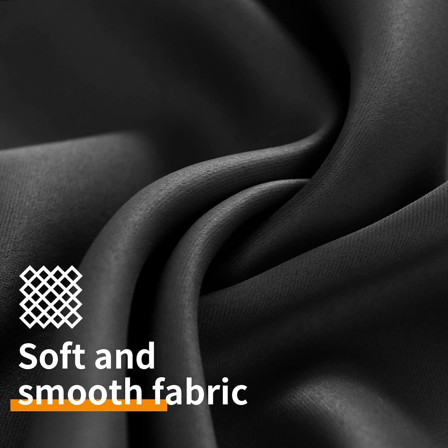 Cortinas Blackout YoungsTex Negras 86x91 cm - 2 Paneles Aislantes