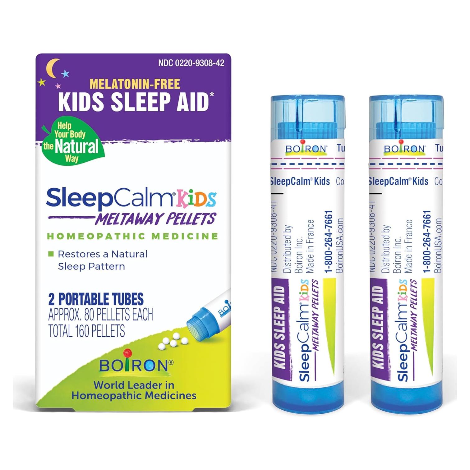 Gránulos Disolventes SleepCalm Kids Boiron - 2 Tubos 160g