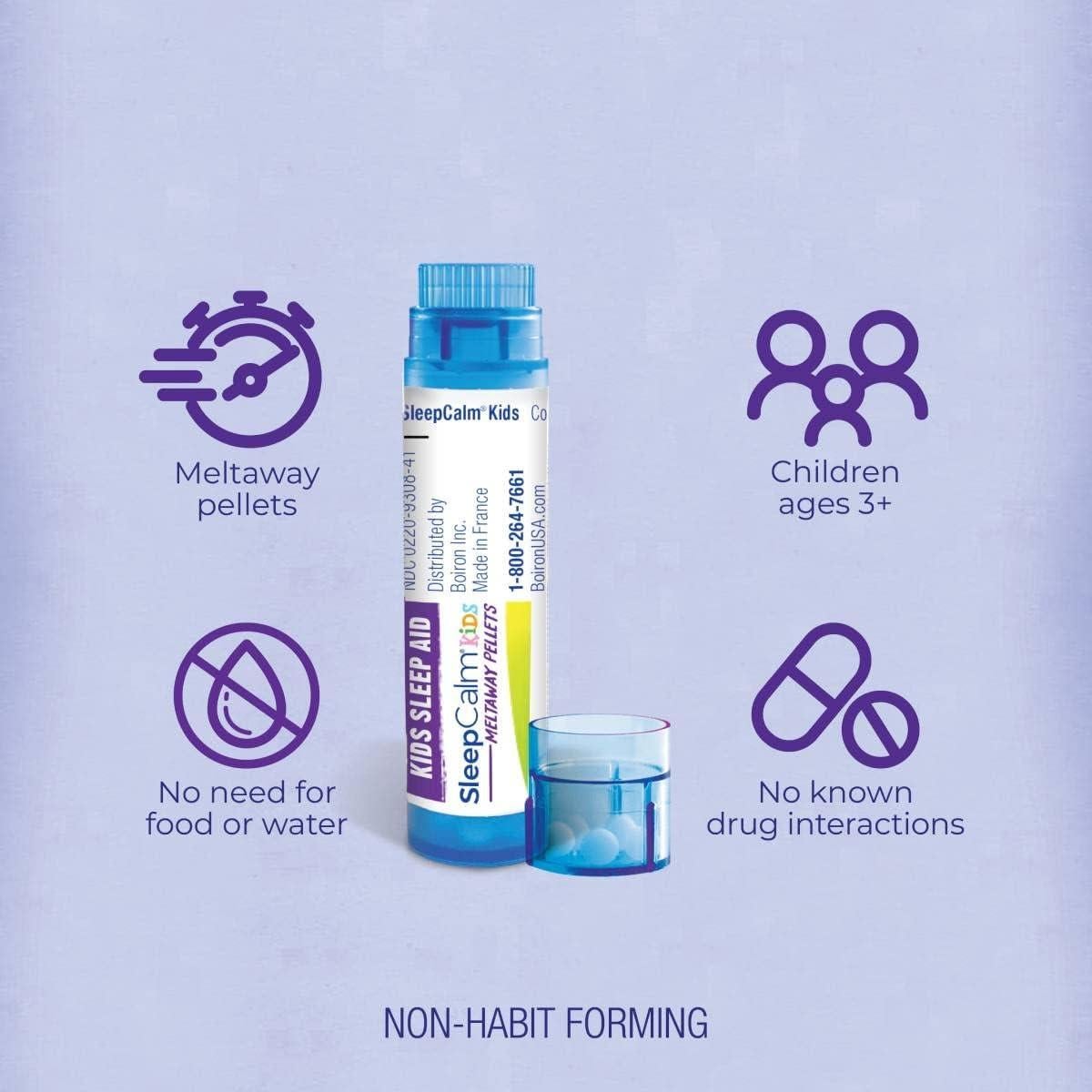 Gránulos Disolventes SleepCalm Kids Boiron - 2 Tubos 160g