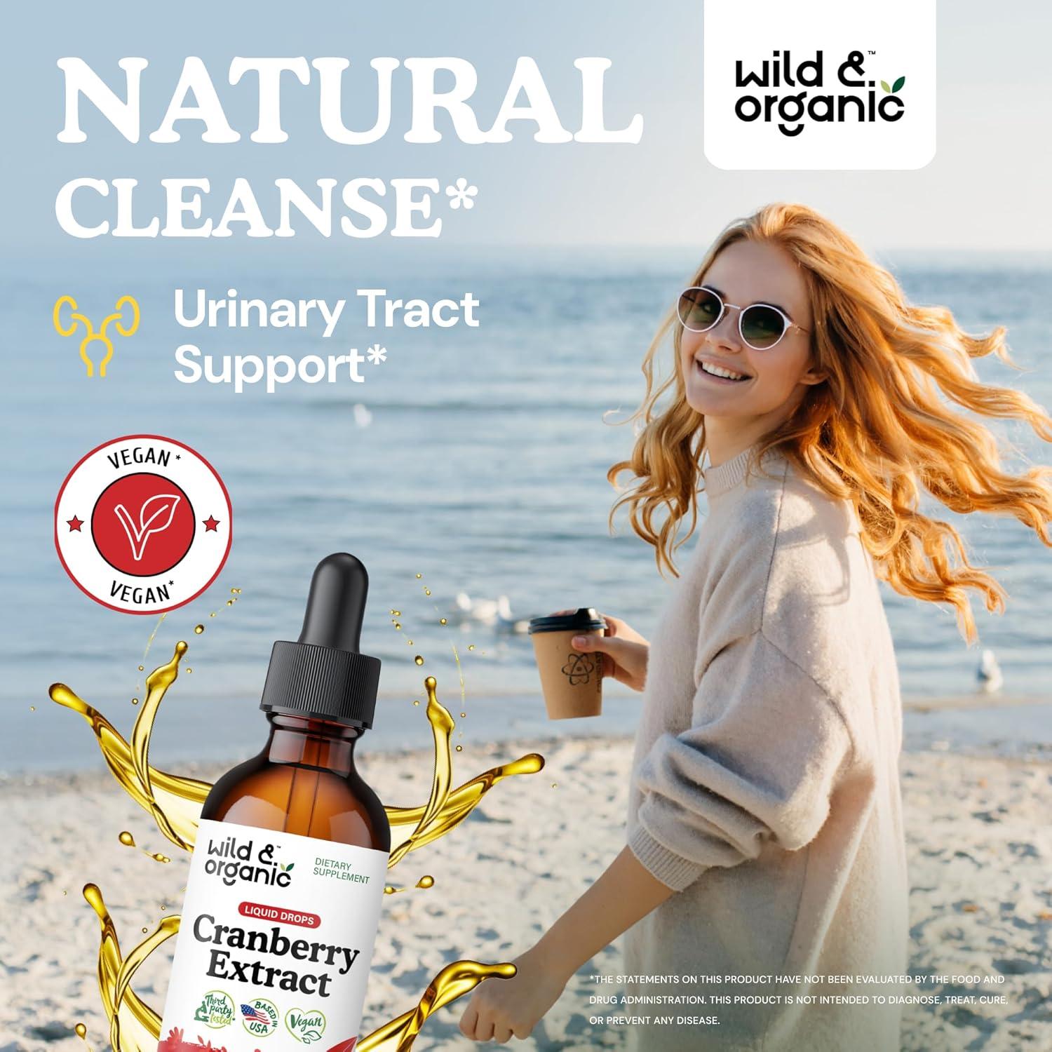 Suplemento Líquido de Arándano Silvestre 59 ml - Wild & Organic