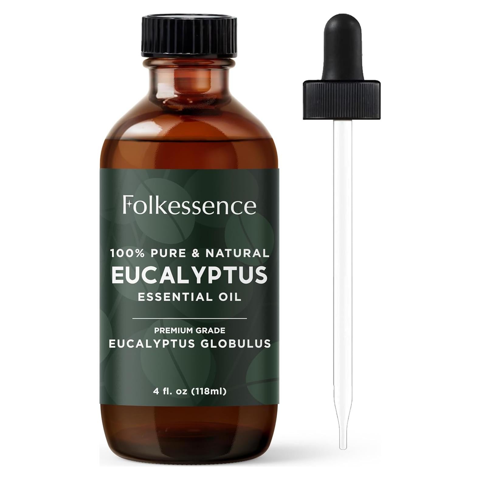Aceite Esencial de Eucalipto Folkulture 118 ml - 100% Puro y Natural