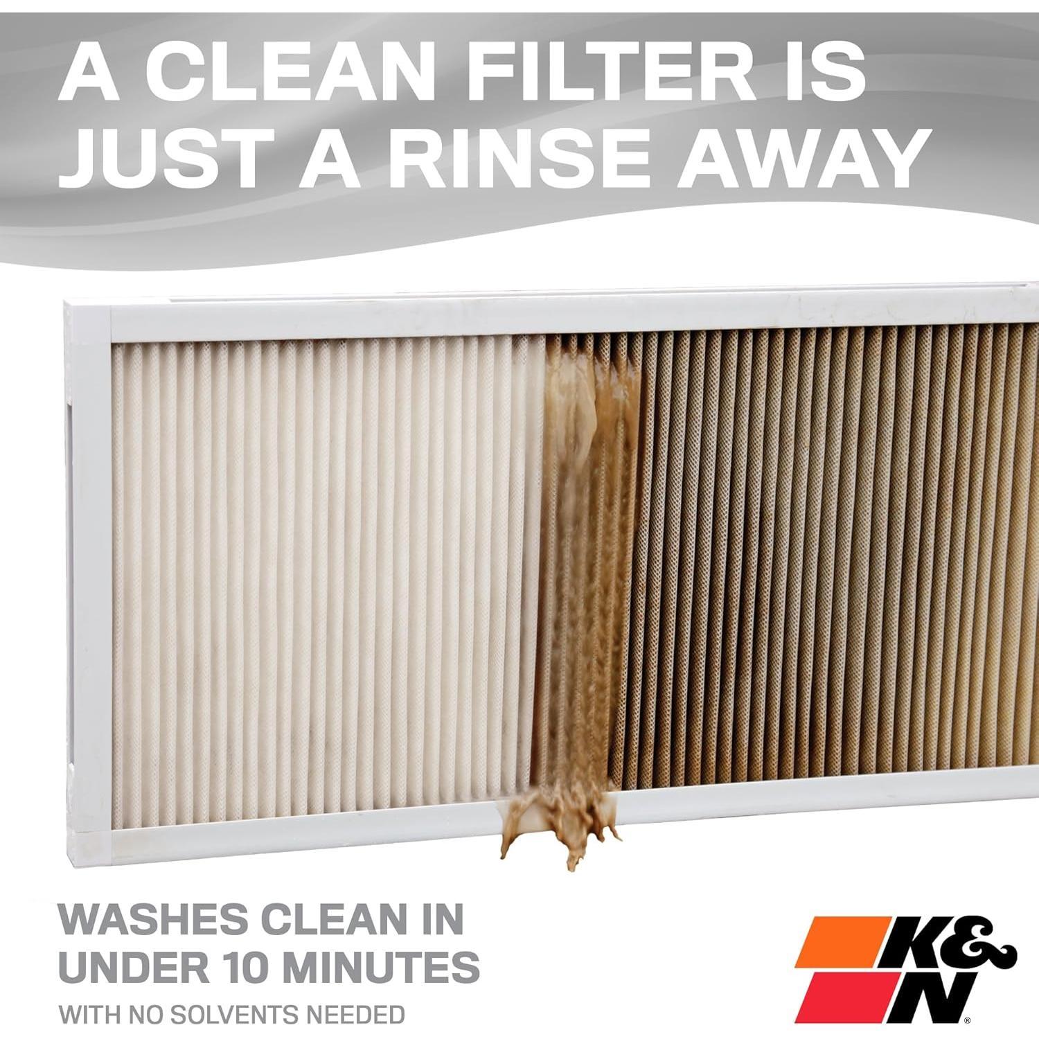 Filtro de Aire Lavable K&N HVC-8-12025 Merv 8 49.5x62.2 cm