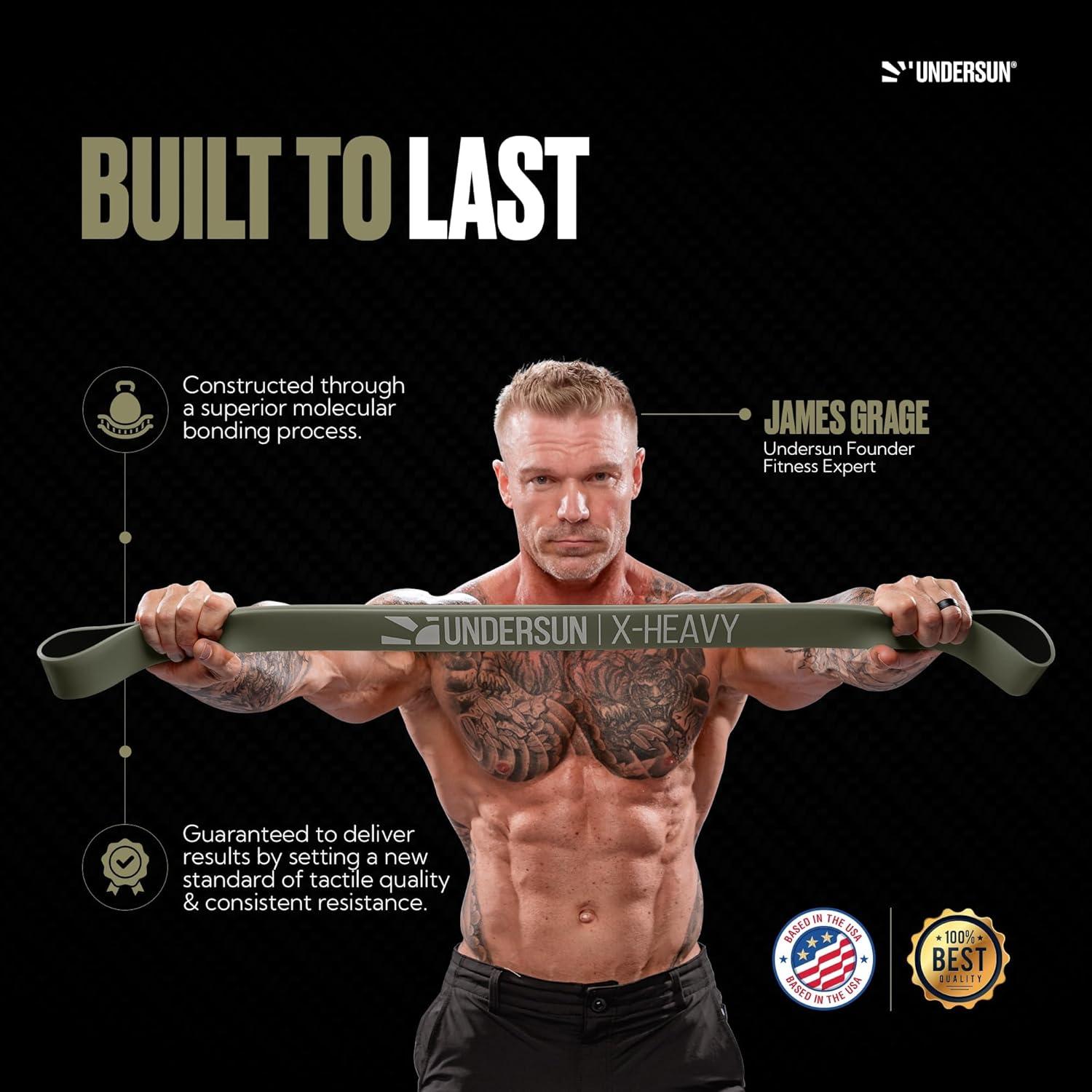 Bandas de Resistencia Undersun Camo Elite - 2 Niveles de Resistencia