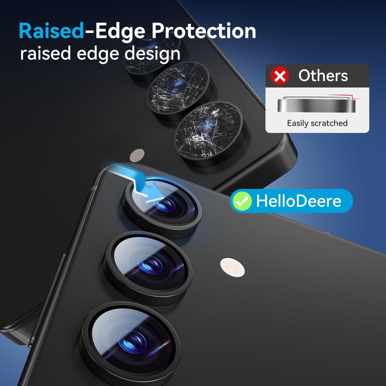 Protector de Lente de Cámara HelloDeere para Samsung Galaxy S24 - Vidrio Templado 9H