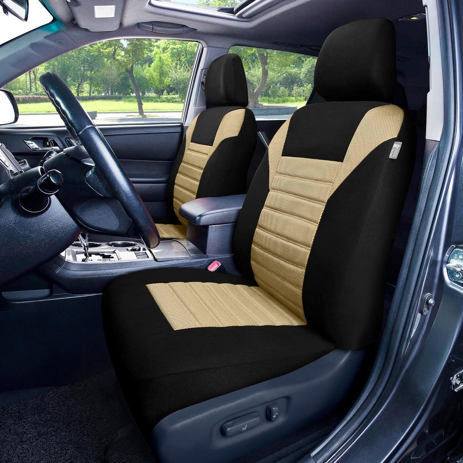 Fundas de Asiento de Coche FH Group Beige Ajuste Universal