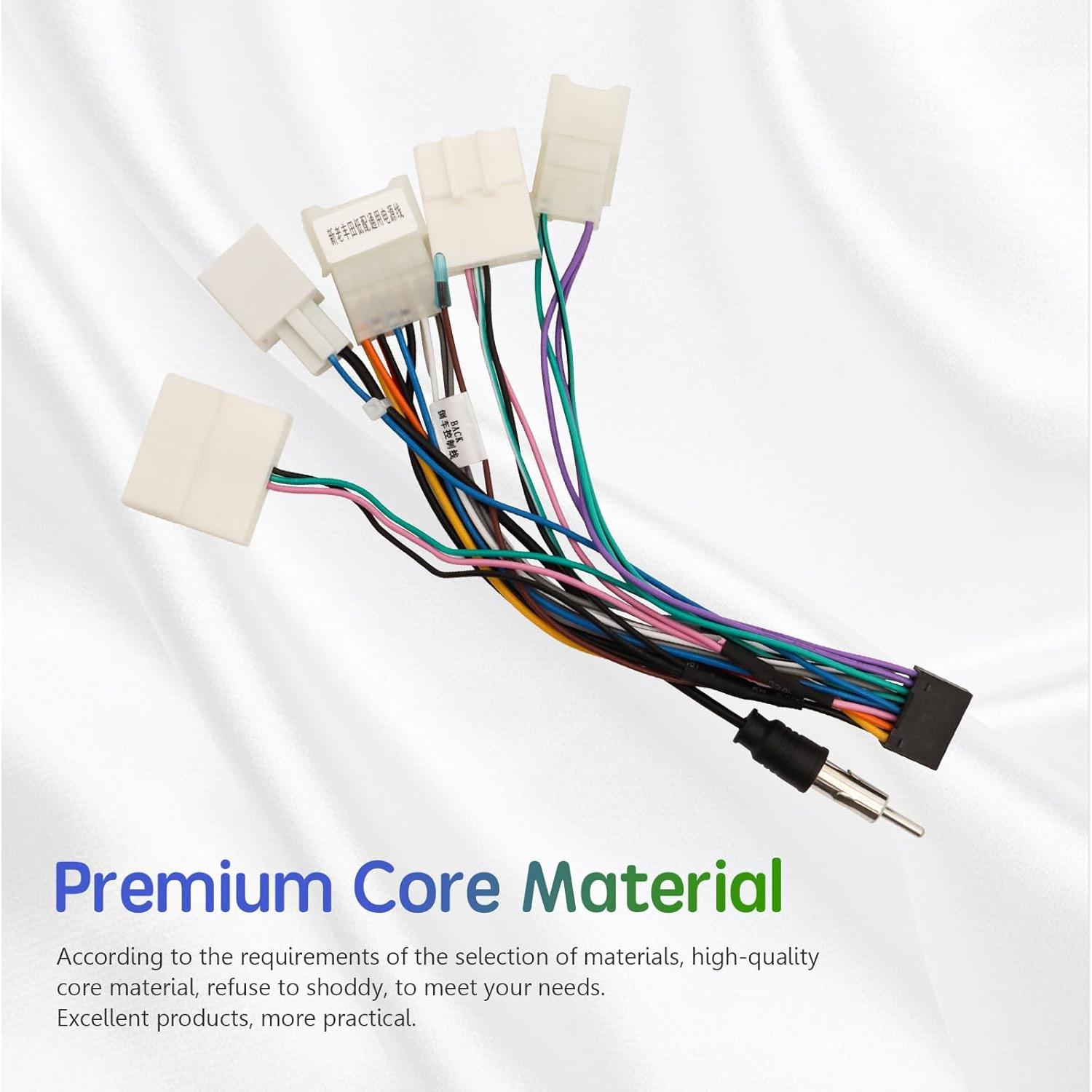 Arnés de Cable de Radio Toyota Camry RAV4 Corolla 16PIN