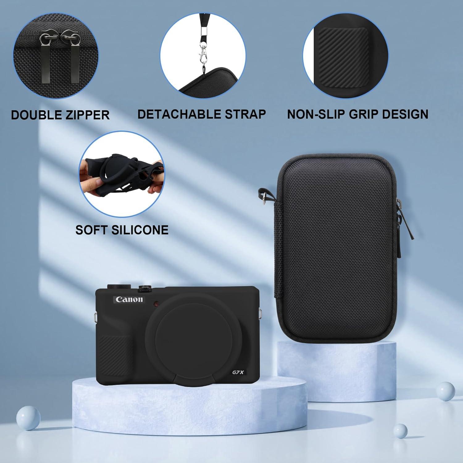 Funda Dura y Silicona Canboc para Canon PowerShot G7X III