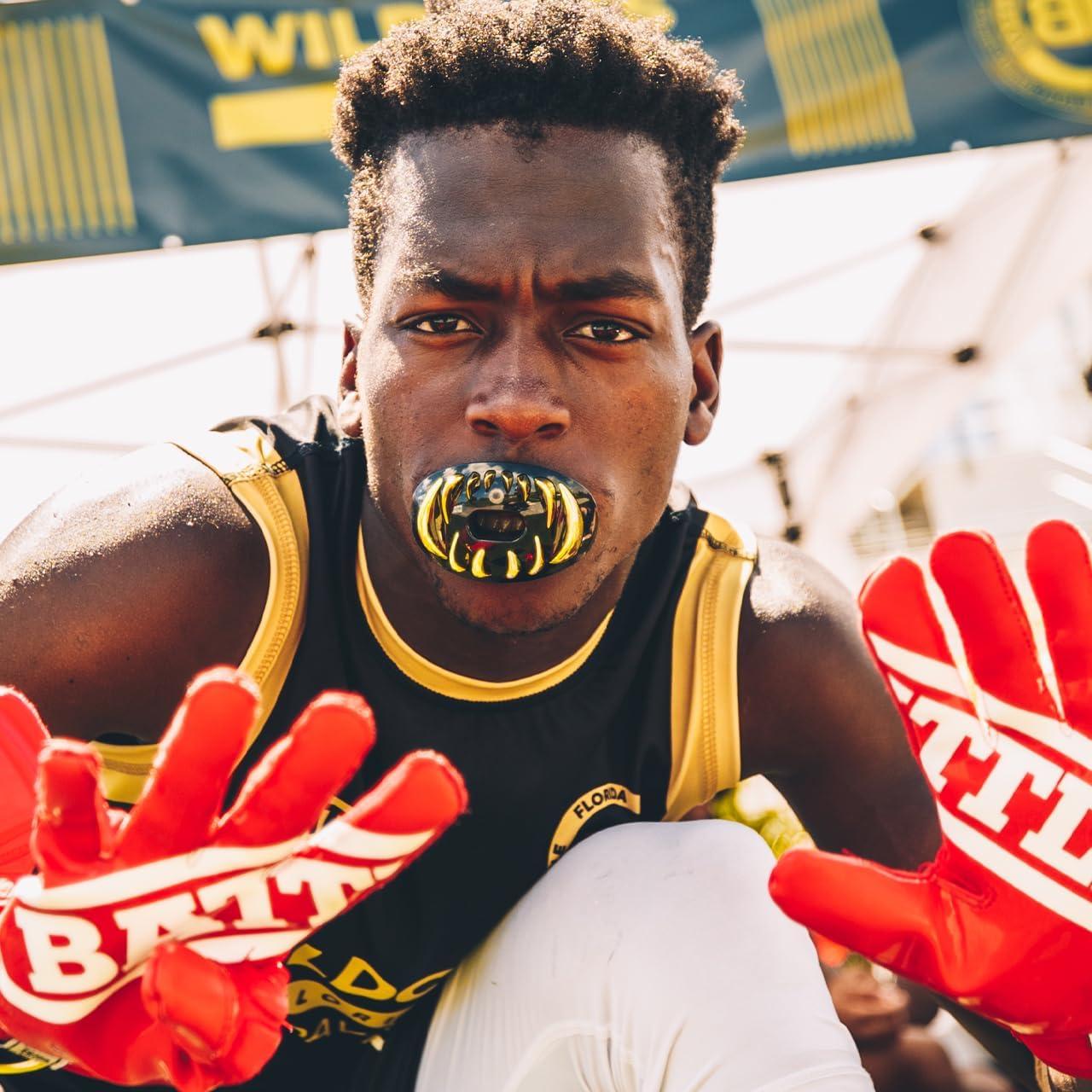 Protector Bucal Battle Oxygen Chrome 3D Predator - Negro/Dorado