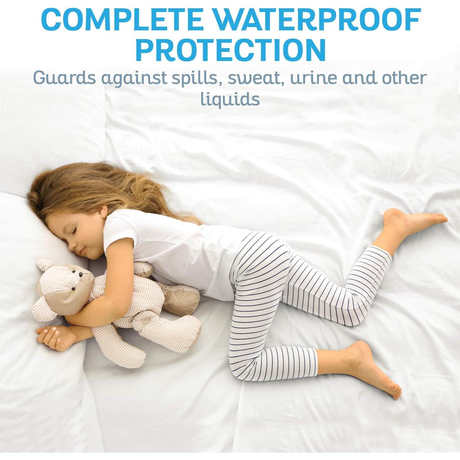 Protector de Colchón Impermeable SURES Individual Lavable