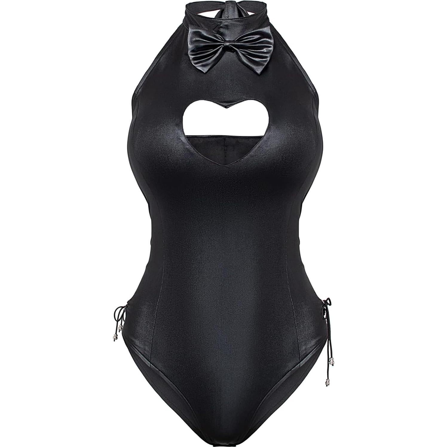 Disfraz de Conejita para Mujeres Yuriko - Mono Enterizo Negro S