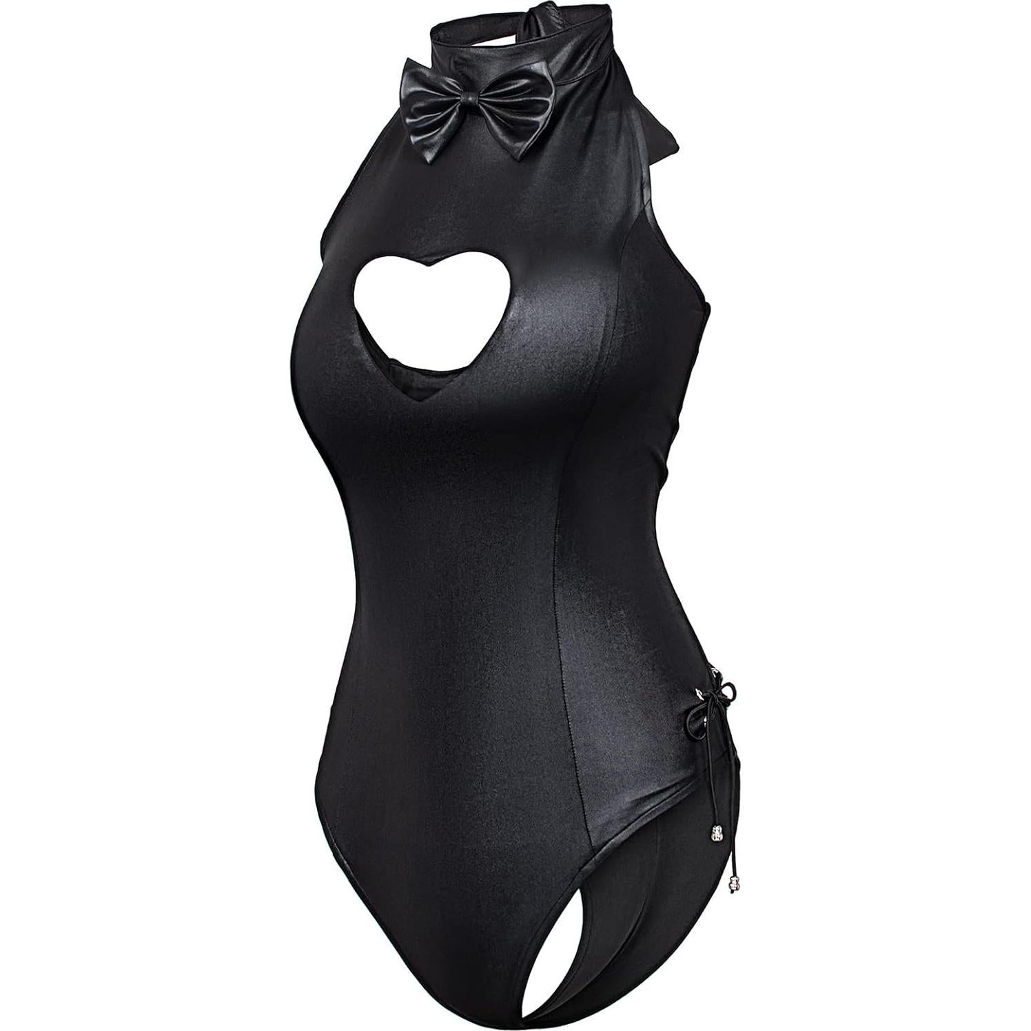 Disfraz de Conejita para Mujeres Yuriko - Mono Enterizo Negro S