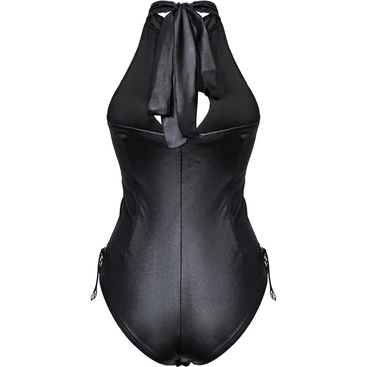 Disfraz de Conejita para Mujeres Yuriko - Mono Enterizo Negro S