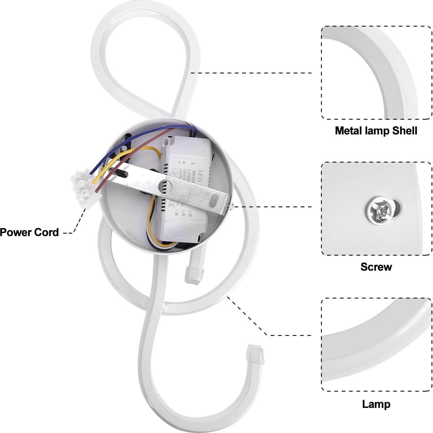 Lámpara de Pared LED KAWELL 22W Blanco Cálido 3000K