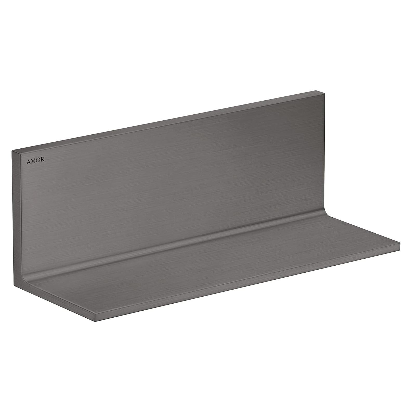 Estante Rectangular AXOR 30.48 cm Cromo Negro Cepillado