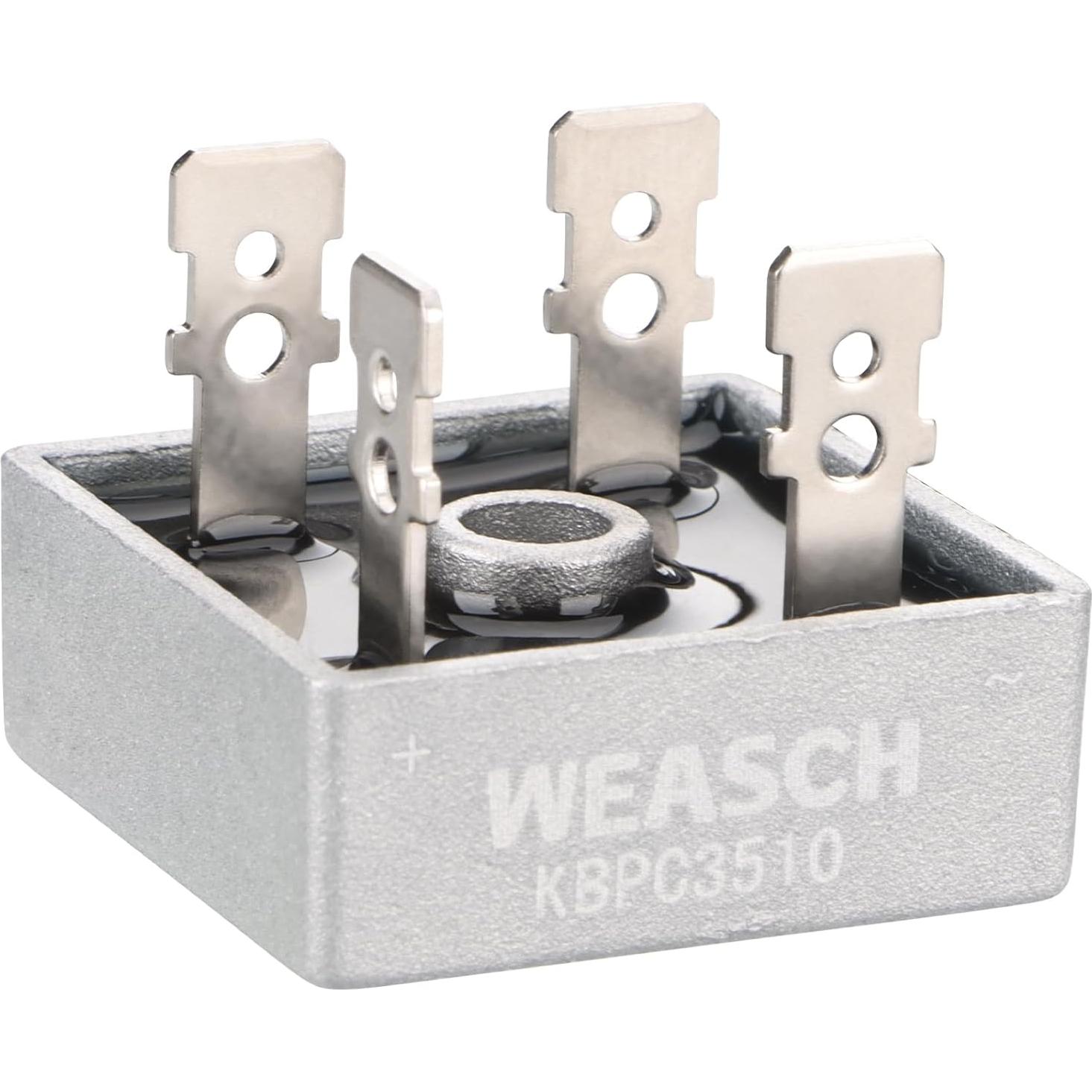 Diodo Rectificador de Puente Weasch KBPC5010 1000V 50A 2 Pcs