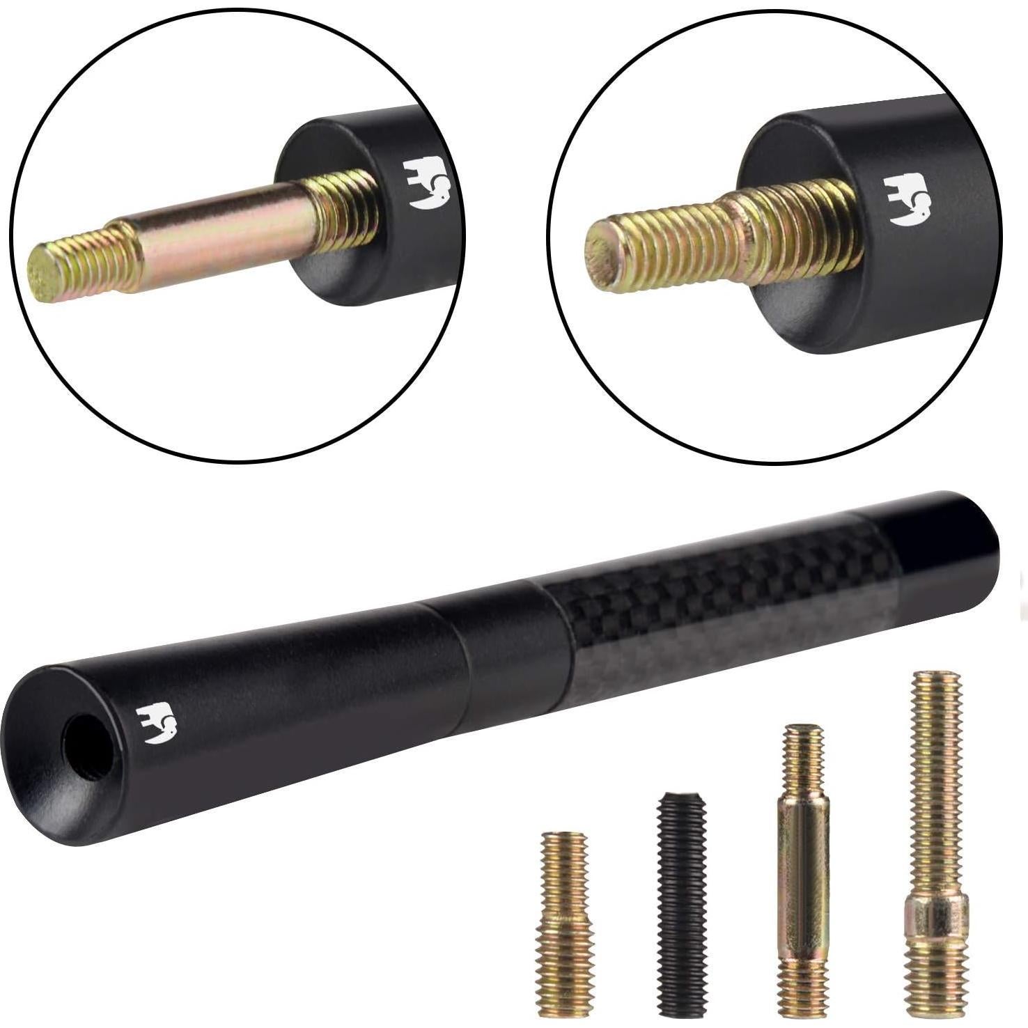 Antena de Fibra de Carbono ONE250 para Honda - Negro