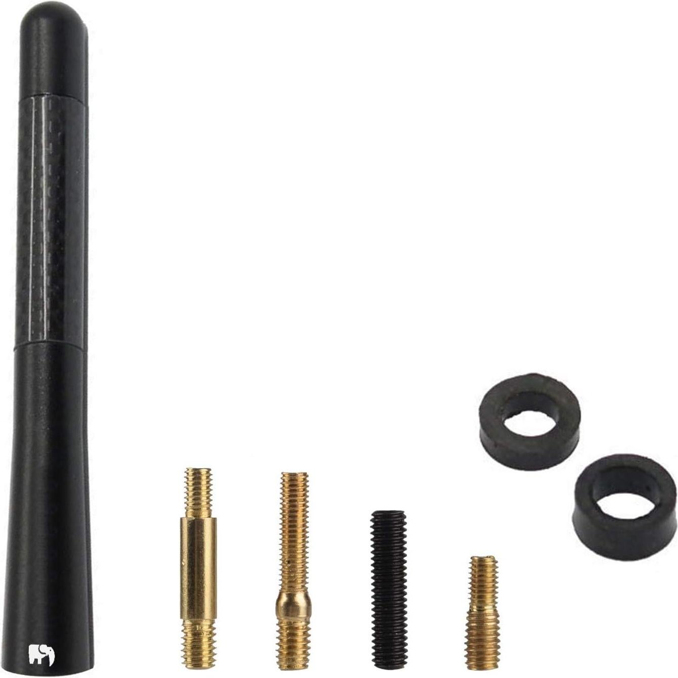 Antena de Fibra de Carbono ONE250 para Honda - Negro