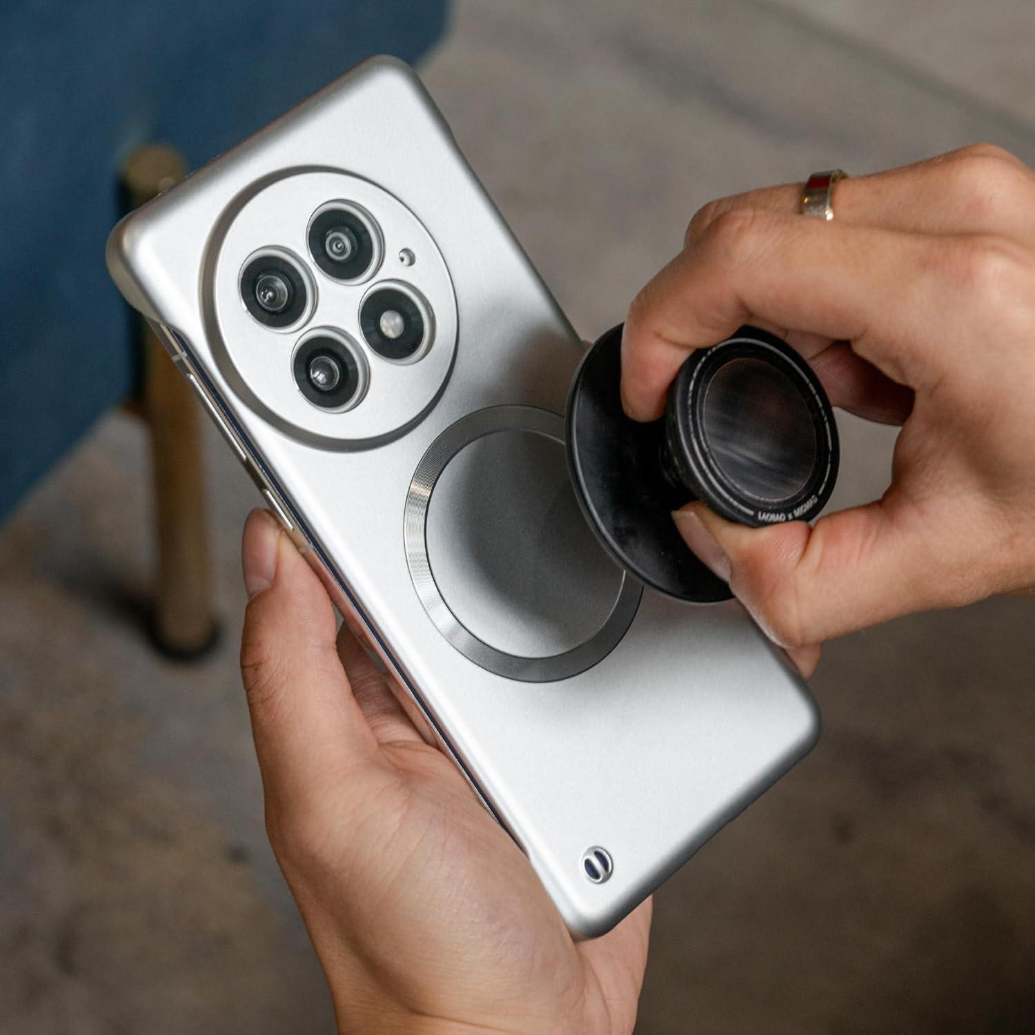 Funda Protectora Magnética OnePlus 13 - Plata, Delgado y Antigolpes