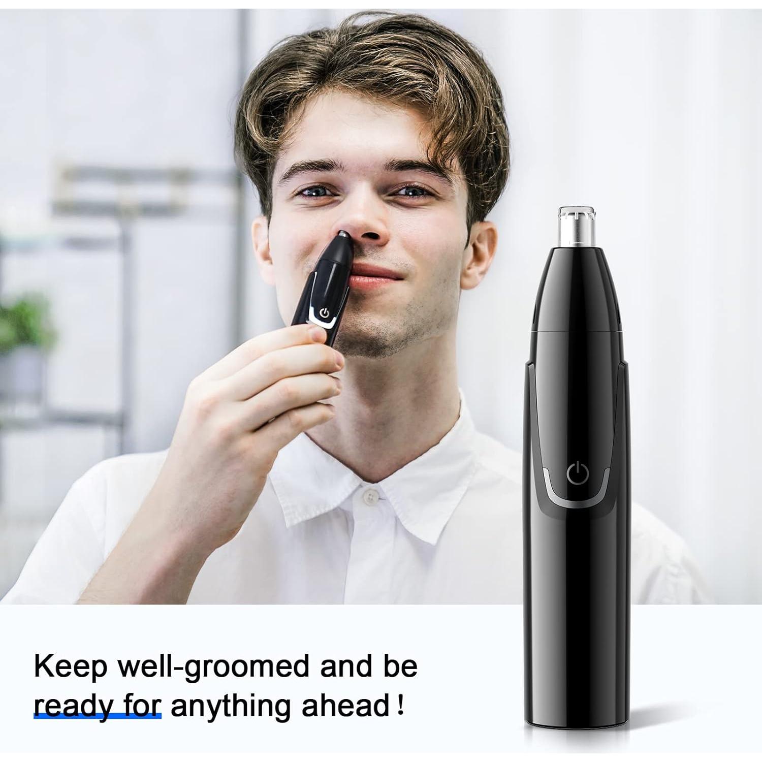 Recortadora de Vello Nasal y Facial Recargable TC-011 Negro