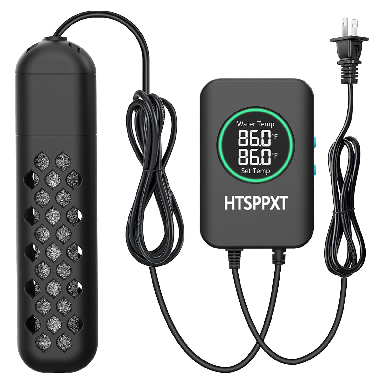 Calentador de Acuario HTSPPXT 100W Ajustable con Control LED