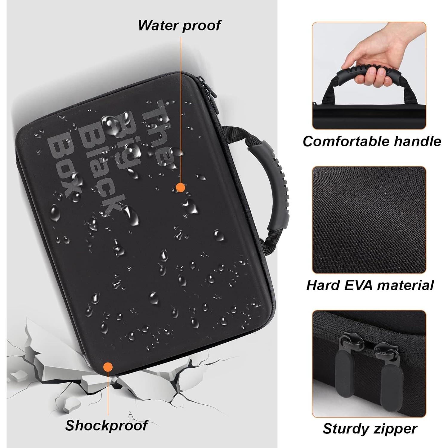 Estuche para Juegos de Cartas Wevbsiy Negro 2200+ Cartas