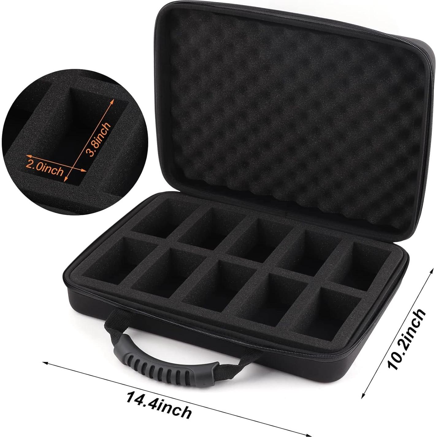 Estuche para Juegos de Cartas Wevbsiy Negro 2200+ Cartas