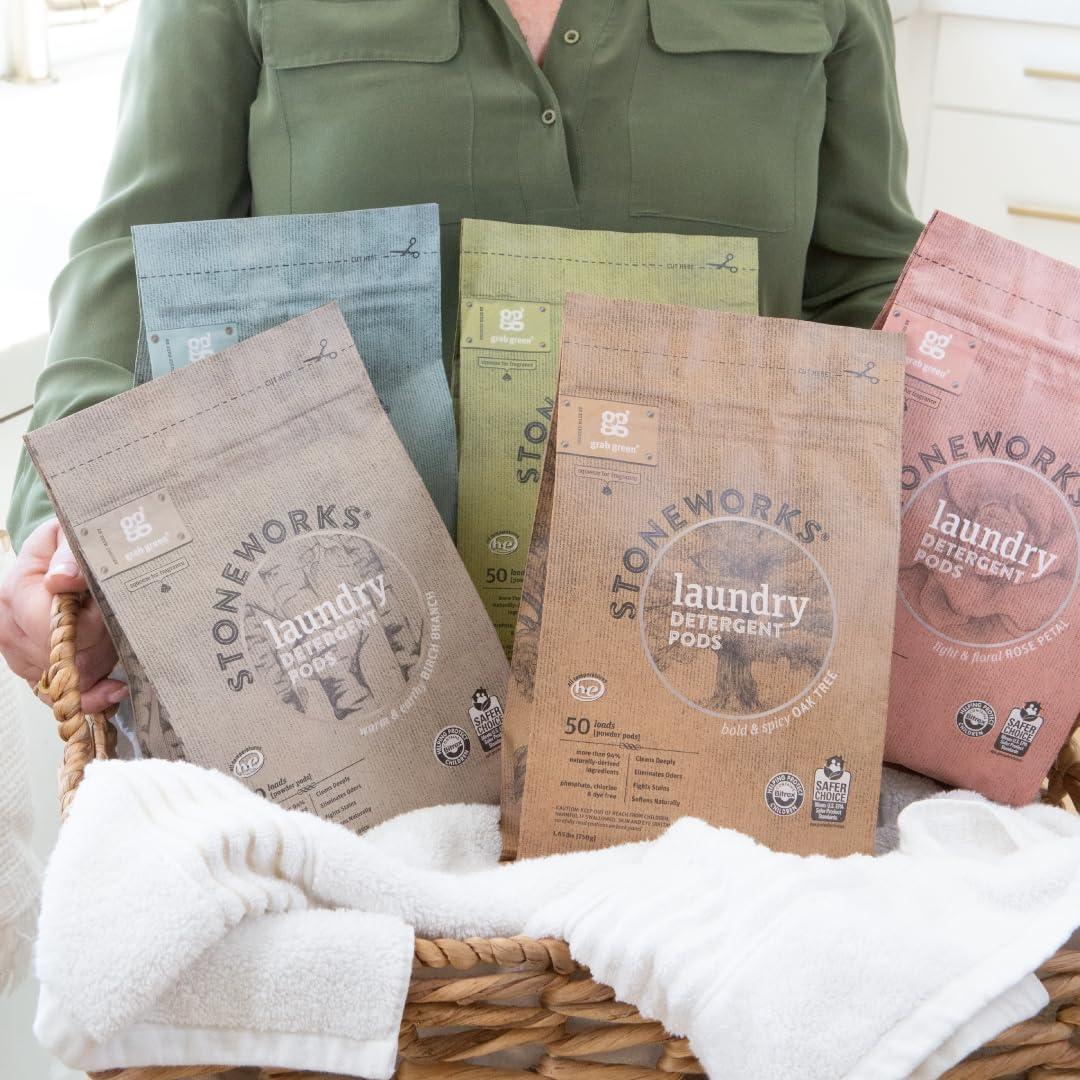 Cápsulas de Detergente para Ropa Grab Green 748g Rama de Abedul