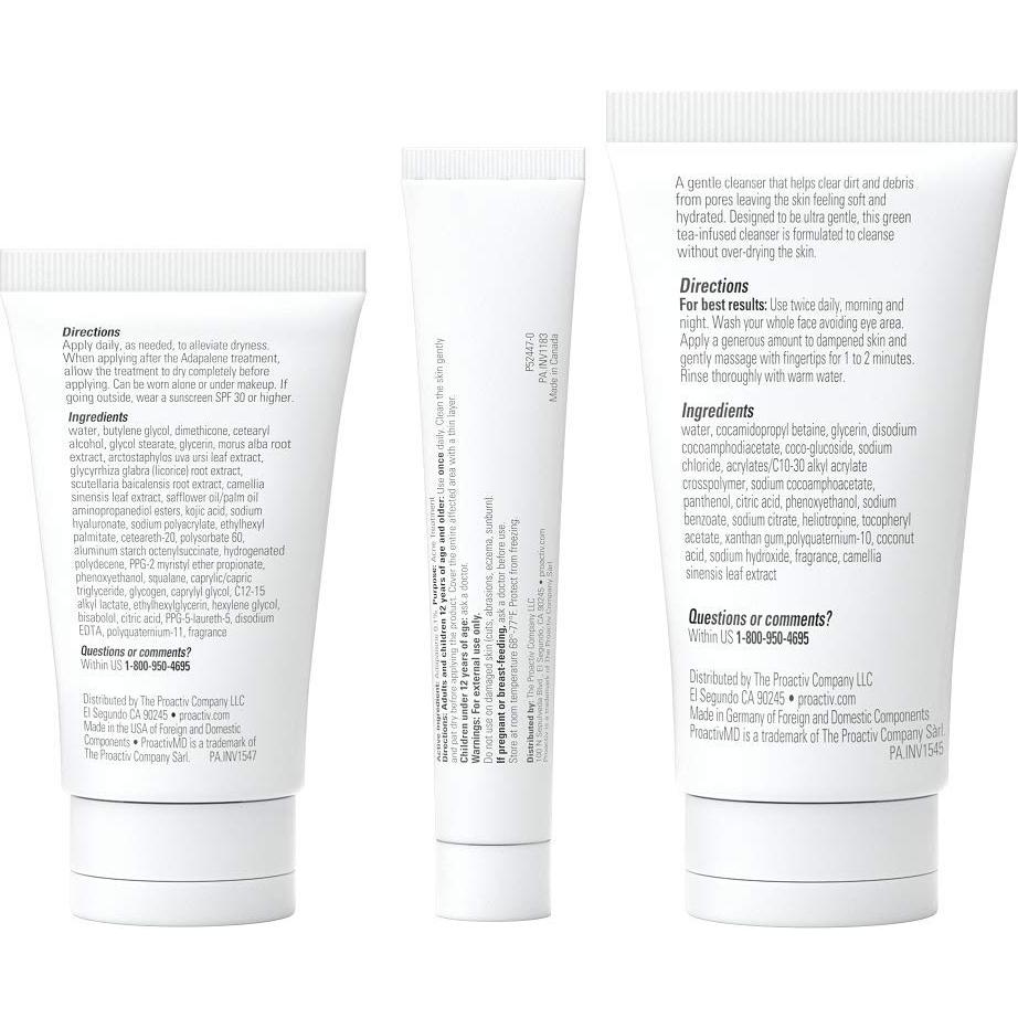Kit de Tratamiento para el Acné Proactiv MD 30 Días - Limpiador, Gel y Hidratante