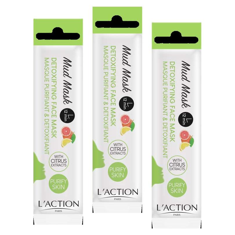 Mascarilla Facial Detoxificante L'Action Paris - TRIO 53.5g
