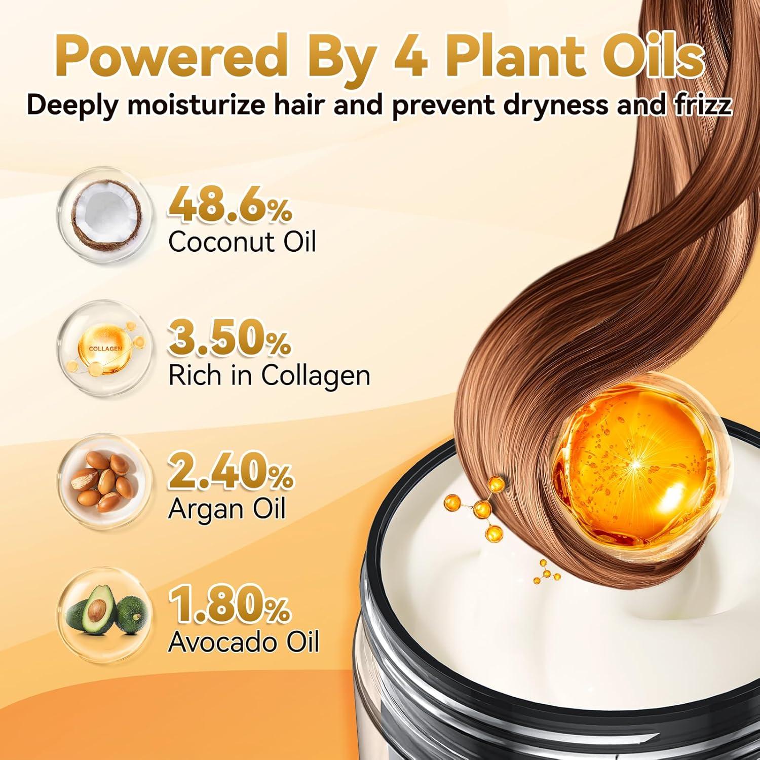 Mascarilla para Cabello IIIMEIDU 500 ml - Tratamiento Queratina