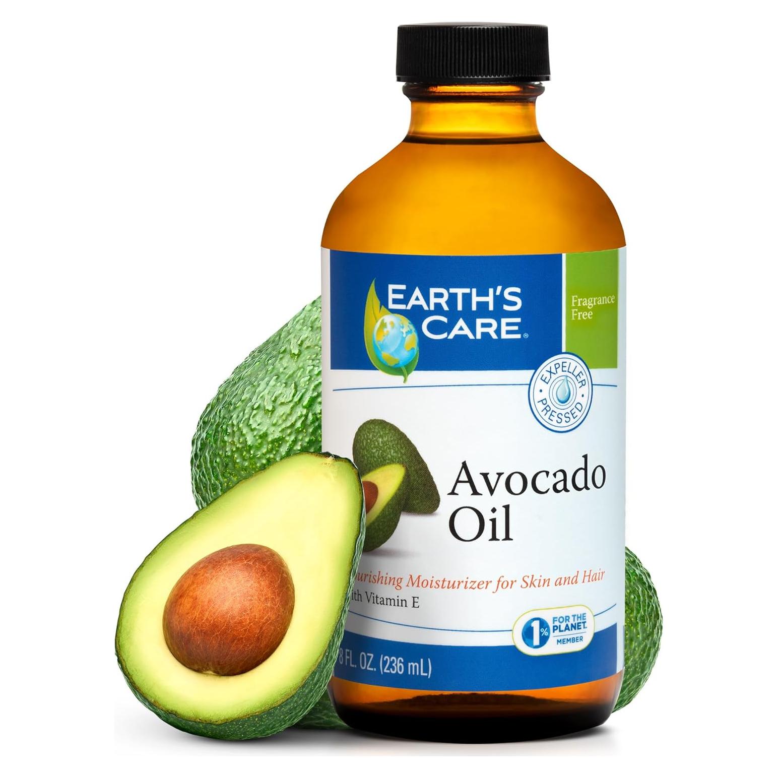 Aceite de Aguacate Earth's Care 236.6 ml para Cabello y Piel