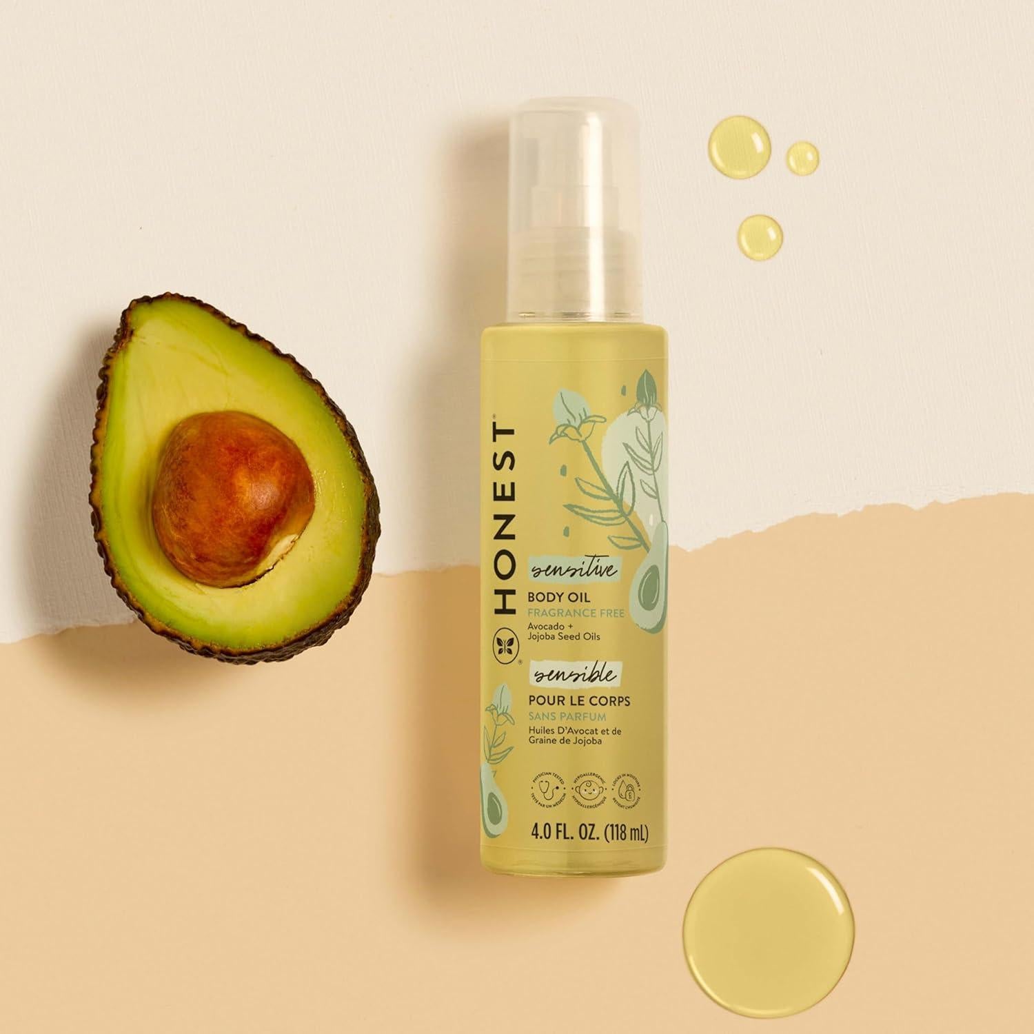 Aceite Corporal Hidratante The Honest Company 118 ml Vegano